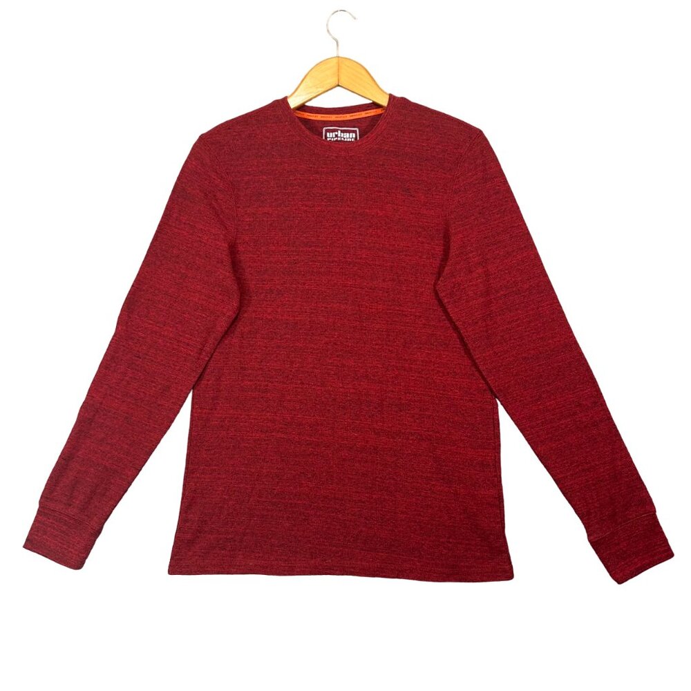 Urban pipeline Men's thermal shirt long sleeve max flex burgundy